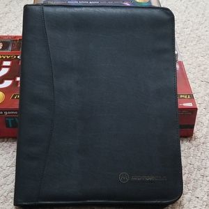 Vintage " Motorola" Black Organizer
